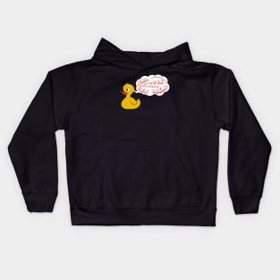 Duck thoughts Kids Hoodie